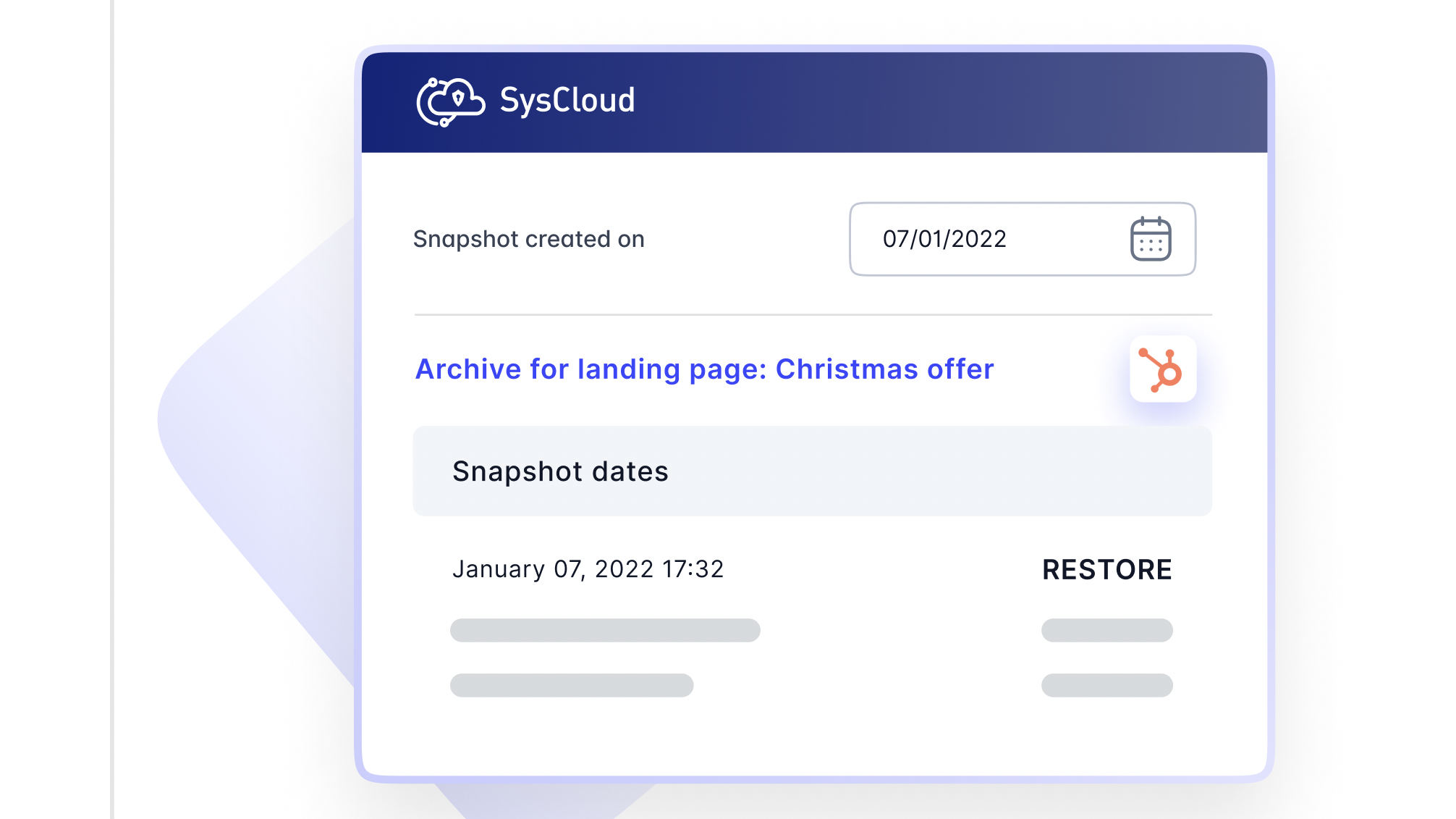 Perform point-in-time recoveries
